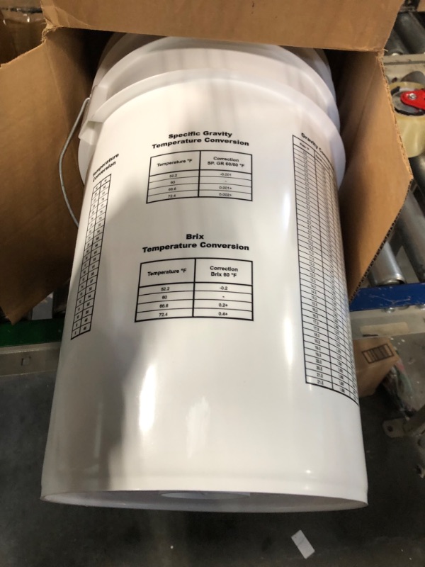 Photo 1 of 6.5 Gallon plastic fermenter with lid