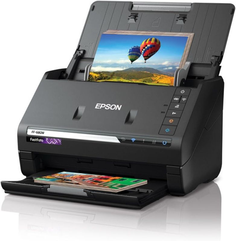 Photo 1 of Epson FastFoto FF-680W Wireless High-Speed Photo and Document Scanning System, Black