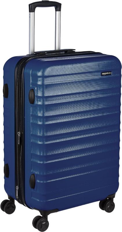 Photo 1 of Amazon Basics 24-Inch Hardside Spinner, Navy Blue
