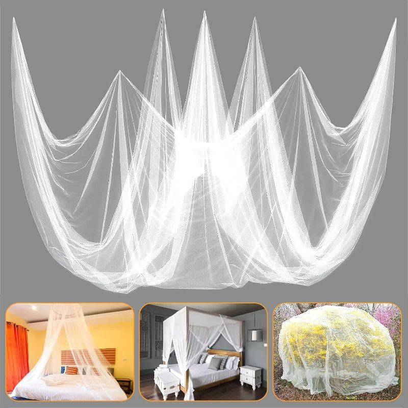 Photo 1 of 
2 Pcs Garden Net Barrier - 10 x 13ft for Each Bird Garden Screen Mesh Netting, Heavy Duty Garden Mesh for Terraces Balconies Patios Protecting Your Skin...