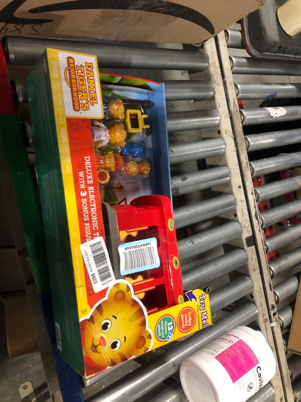 Photo 2 of Daniel Tiger's Neighborhood Deluxe Electronic Trolley Includes 5 Family Figures with Lights, Sounds, Music & Crosswalk Accessories! [Amazon Exclusive]