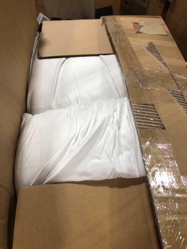 Photo 1 of Acanva Throw Pillow Inserts 26 x 26 Decorative Stuffer Soft Hypoallergenic Polyester Couch Square Form Euro Sham Cushion Filler, 26-4P, White, 4 Piece