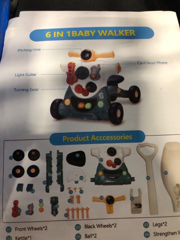 Photo 1 of 6 in 1 baby walker