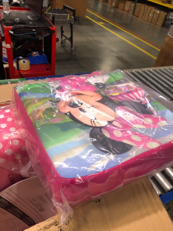 Photo 1 of Delta Children Disney Minnie Mouse Upholstered Chair