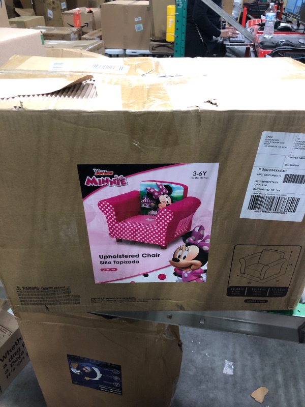 Photo 1 of Delta Children Disney Minnie Mouse Upholstered Chair