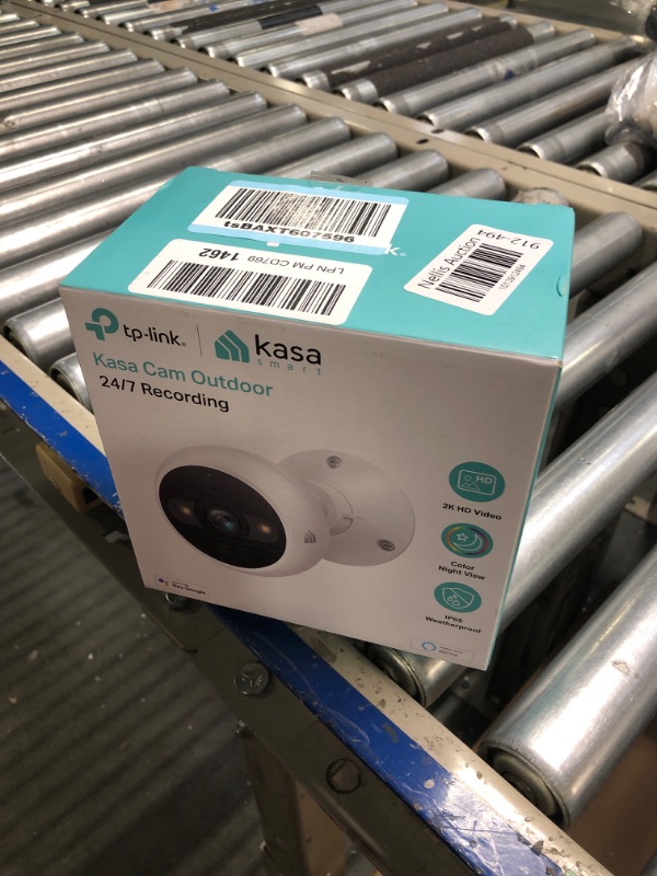 Photo 1 of Kasa 4MP 2K Security Camera Outdoor Wired, IP65, Starlight Sensor & 98 Ft Night Vision, Motion/Person Detection, 2-Way Audio w/Siren, Cloud/SD Card Storage, Alexa &Google Assistant Compatible(KC420WS)
