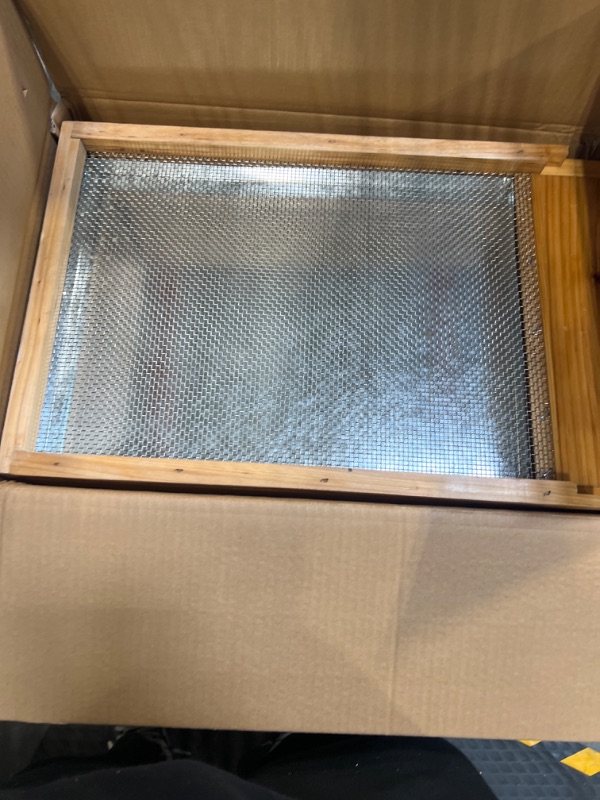 Photo 1 of BeeCastle Beehive Screened Bottom Board Dipped in 100% Beeswax,Screened Bottom Board 10 Frame with Solid Wood 10-Frame