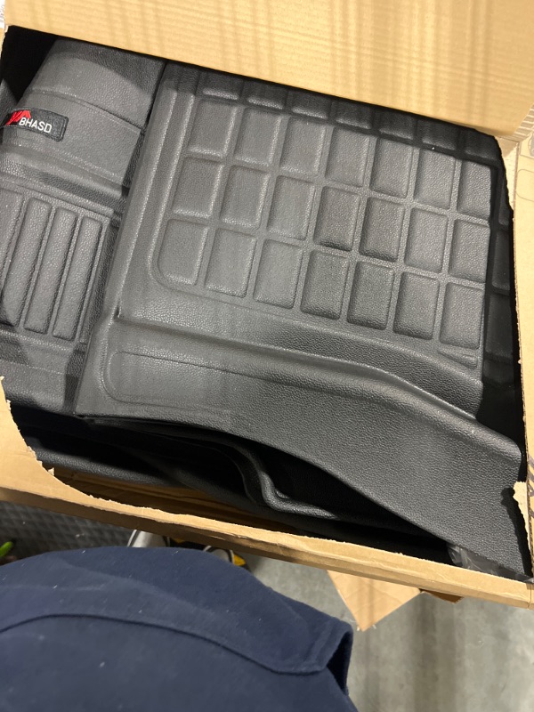 Photo 1 of BHASD 6pcs All Weather Floor Mats 3D Full Set Liners for Tesla Model 3 New 2021 2022 2023 Car Floor Mats Cargo Liner Trunk Mat Interior Accessories, Durable Waterproof Odorless TPE XPE Material Full Set?6 pcs?