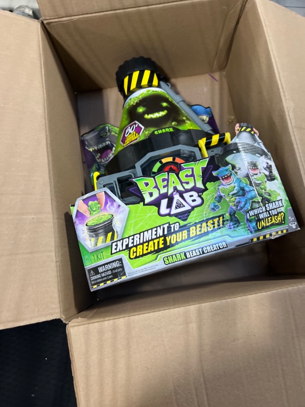 Photo 1 of Beast Lab – Shark Beast Creator. Add Ingredients & Follow The Experiment's Steps to Create Your Beast! with Real Bio Mist & 80+ Lights, Sounds and Reactions – Shark Style May Vary Sharks