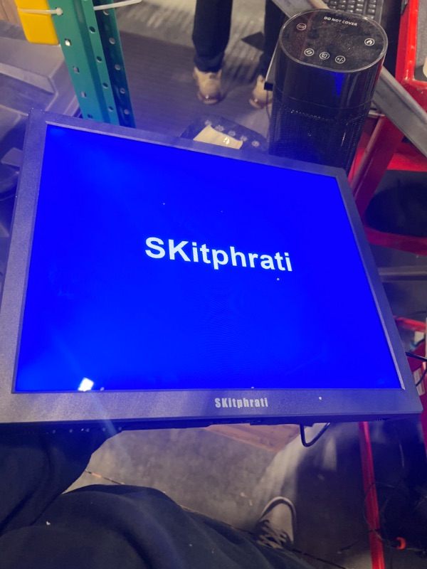 Photo 3 of SKitphrati 17" HDMI Monitor Square Monitor PC Monitor LED Monitor 1280 X 1024 with 45% sRGB Color Correction and 4:3 Aspect Ratio, 60 Hz, 5Ms, VESA Mountable, VGA, HDMI, TN Panel