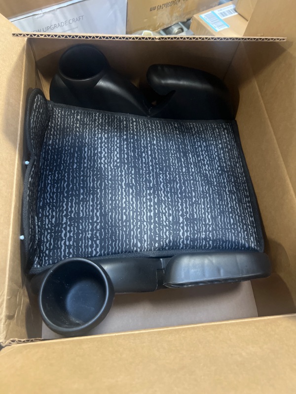 Photo 1 of Evenflo GoTime No Back Booster Car Seat (Static Black) No Back Static Black