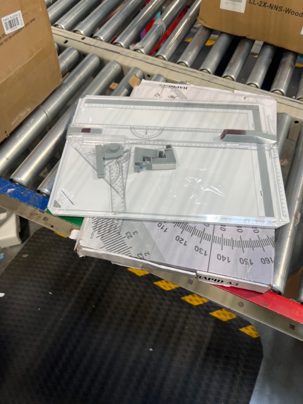Photo 1 of A3 Portable Drawing Board, Multi-Function Metric Drafting Table with Clear Rule Parallel Motion and Angle Adjustable Measuring System