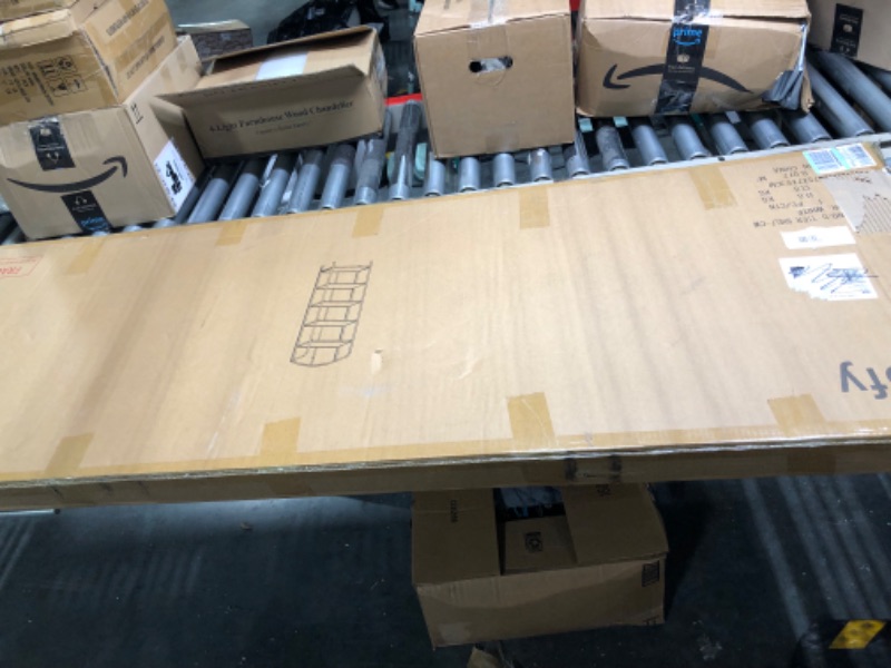 Photo 1 of Crofy No Assembly Folding Bookshelf, 5 Tier White Bookshelf, Metal Book Shelf for Storage, Folding Bookcase for Office Organization and Storage, 12.87 D x 22.91 W x 69.29 H Inches White 5 Tier