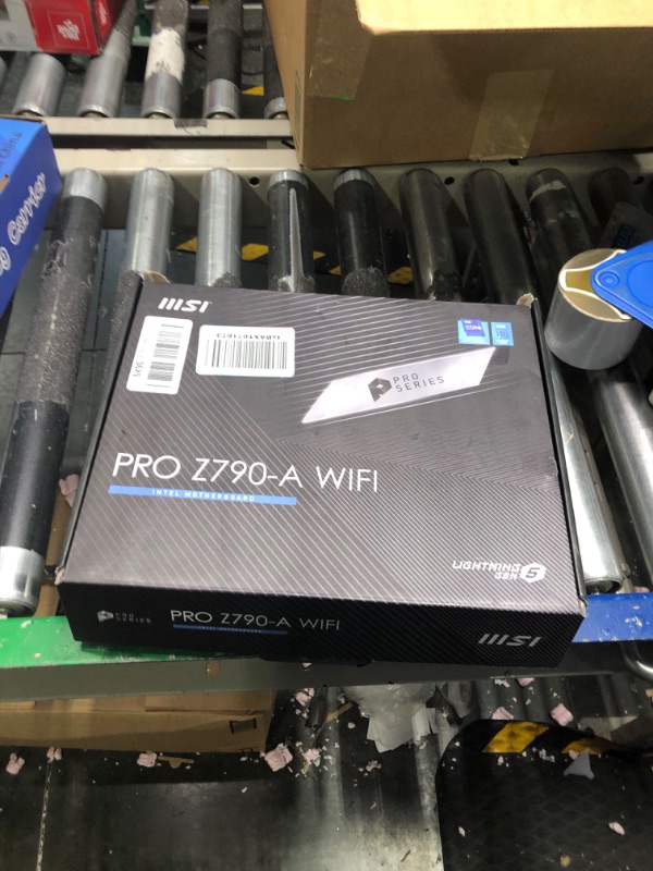 Photo 2 of MSI PRO Z790-A WiFi ProSeries Motherboard (Supports 12th/13th Gen Intel Processors, LGA 1700, DDR5, PCIe 5.0, M.2, 2.5Gbps LAN, USB 3.2 Gen2, Wi-Fi 6E, ATX)