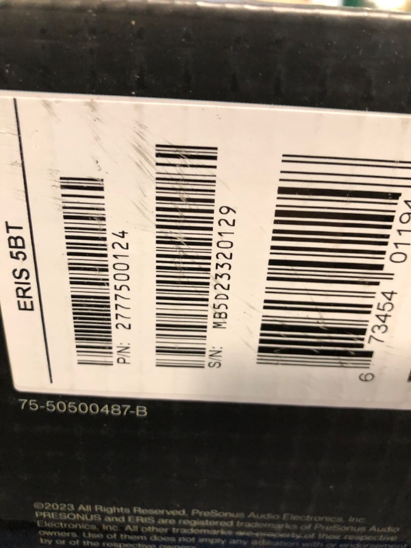 Photo 4 of PreSonus Eris 5BT Gen 2 — 5-inch Powered Desktop Speakers with Bluetooth for Multimedia, Gaming, Studio-Quality Music Production, 50W Power 5" (Bluetooth) Studio Monitors (Pair) 2nd Generation