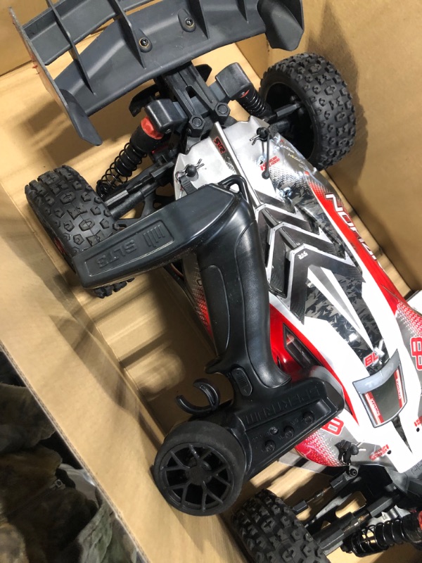 Photo 4 of ARRMA 1/8 Typhon 4X4 V3 3S BLX Brushless Buggy RC Truck RTR (Transmitter and Receiver Included, Batteries and Charger Required), Red, ARA4306V3