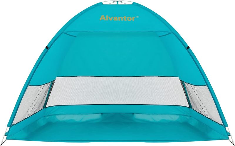 Photo 1 of Alvantor Beach Tent Coolhut Plus Beach Umbrella Outdoor Sun Shelter Cabana Automatic Instant Pop-Up UPF 50+ Sun Shade Portable Camping Fishing Hiking Canopy **not exact picture**