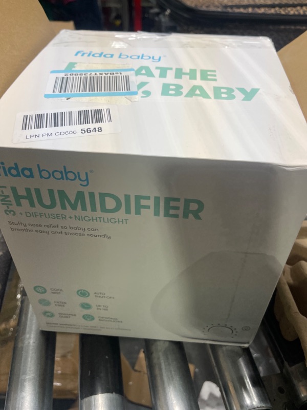 Photo 3 of Frida Baby Fridababy 3-in-1 Humidifier with Diffuser and Nightlight, White