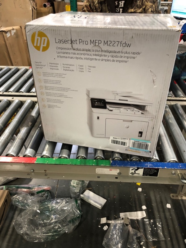 Photo 2 of HP LaserJet Pro MFP M227fdw Wireless Monochrome All-in-One Printer with built-in Ethernet & 2-sided printing, works with Alexa (G3Q75A) White