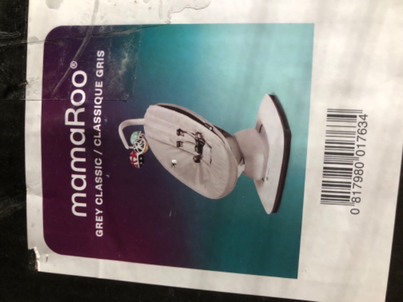 Photo 1 of 4moms MamaRoo Multi-Motion Baby Swing, Bluetooth Baby Swing with 5 Unique Motions, Grey
