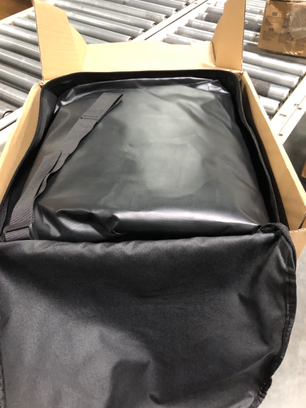 Photo 1 of Rooftop Cargo Carrier,Car Roof Bag,21 Cubic Feet Waterproof Roof Rack Cargo Carrier for Car with/Without Rack,with Lock& Anti-Slip Mat,Black with Silver