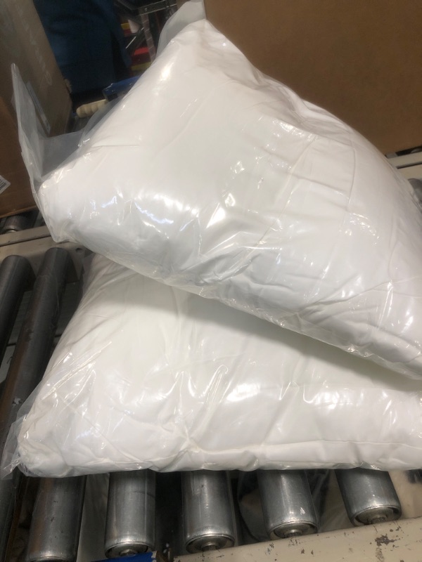 Photo 2 of ACCENTHOME Accent Home Cushion Filler (White - 16"x16" 2 Pc Pack)