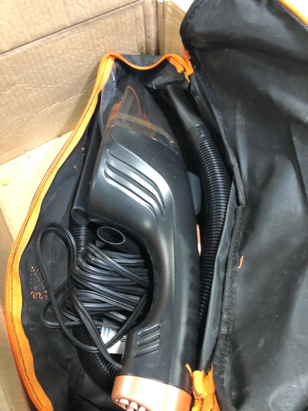 Photo 1 of ThisWorx Car Vacuum Cleaner - LED Light, Portable, High Power Handheld Vacuums w/ 3 Attachments, 16 Ft Cord & Bag - 12v, Auto Accessories Kit for Interior Detailing - Black