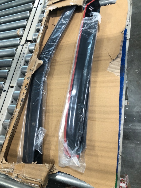 Photo 1 of WV194355 In-Channel Rain Guard Dark Smoke, 4 PCS for 2002-2006 Chevrolet Avalanche & Suburban, 2002-2006 Escalade EXT, 2001-2006 Yukon XL, 2001-2007 Silverado/Sierra 1500/2500/3500 with Crew Cab