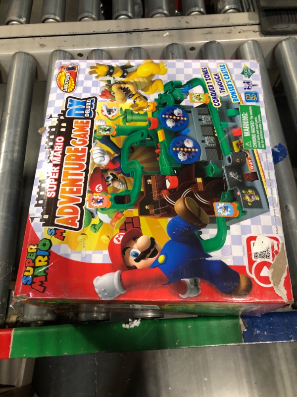 Photo 2 of EPOCH Super Mario Adventure Game DX, Tabletop Skill and Action Game with Collectible Super Mario Action Figures