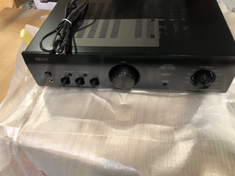 Photo 4 of Denon PMA-600NE Stereo Integrated Amplifier | Bluetooth Connectivity | 70W x 2 Channels | Built-in DAC and Phono Pre-Amp | Analog Mode | Advanced Ultra High Current Power