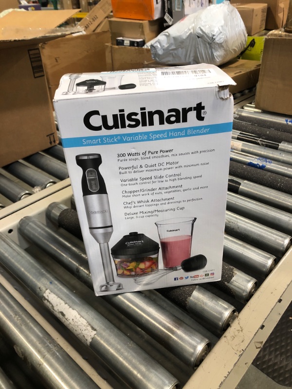 Photo 2 of *** NO CUP**** Cuisinart CSB-179 Smart Stick Variable Speed Hand Blender, Stainless Steel Stainless Steel Variable Speed