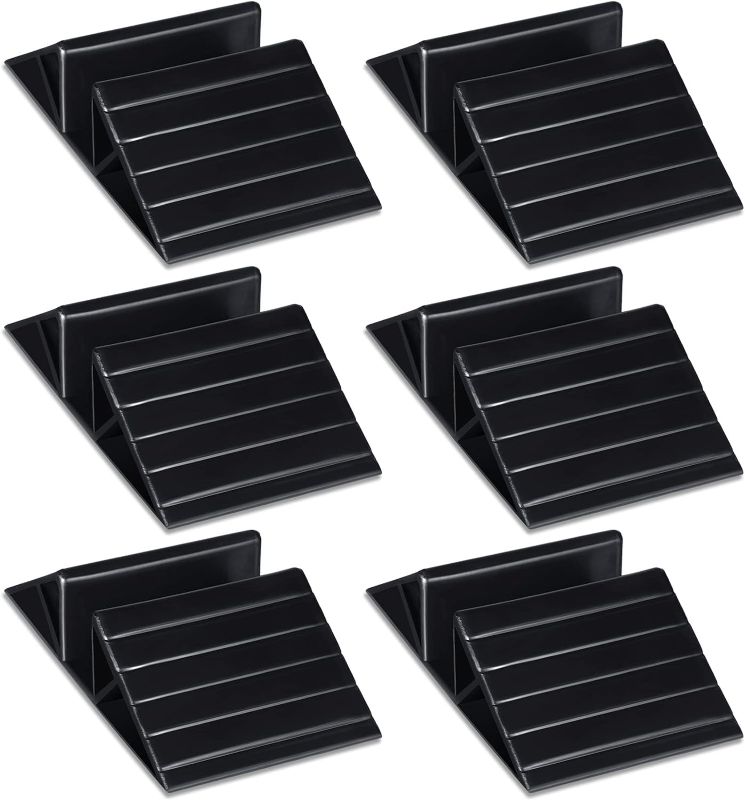 Photo 1 of 6 Pcs Support Feet for Pet Gate Plastic Triangle Reinforcement Fitting Dog Panel Isolation Fence Free Standing Pet Gate Dog Fence Panels for Configurable Wood Dog Gate Doggie Guardrail, Black https://a.co/d/ffCSVVb