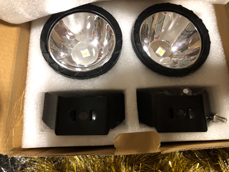 Photo 1 of STDYSUN Round LED Offroad Driving Fog Lights Pod Lights 2Pcs 3.5Inch Spot Beam Motorcycle Fog Lights Work Auxiliary Lights Ditch Bumper Lights fit for Car Truck ATV UTV Motorcycle Golf Pick-up Round White Spot
