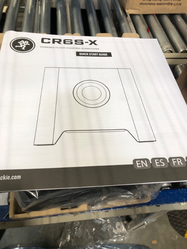 Photo 1 of Mackie CR-X Series, Powered Floor-Standing Subwoofer (CR6S-X) 6.5-Inch Subwoofer Standard - Black