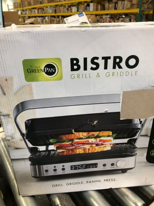 Photo 1 of Bistro Ceramic Non-Stick Grill &amp; Griddle