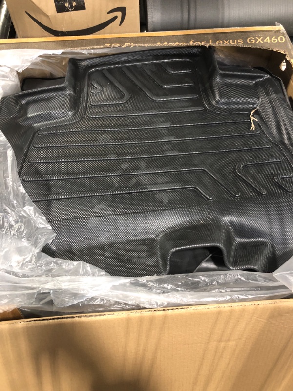 Photo 1 of Toyota 4Runner Floor Mats, Groking Floor Mats Custom Fit 2023-2013 Toyota 4Runner / 2022-2014 Lexus GX460, All-Weather Guard TPE Front & Rear Row Seat Mats Liner, 3Pcs, Black 28x24x5.5 inches