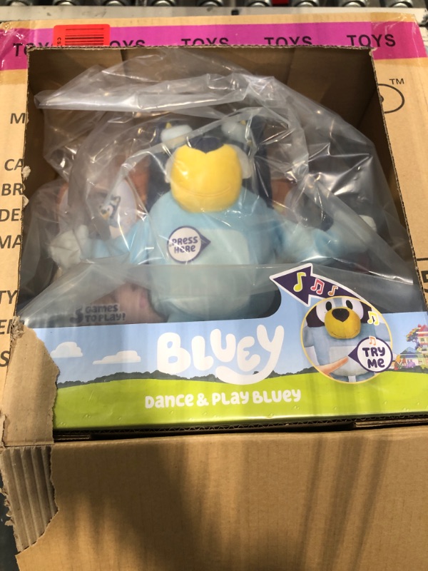 Photo 3 of Bluey Dance and Play 14" Animated Plush | Over 55 Phrases and Songs, Multicolor