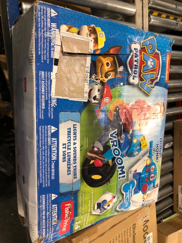 Photo 3 of Fisher-Price Nickelodeon PAW Patrol Lights & Sounds Trike Multi Color, 1 - 6 years