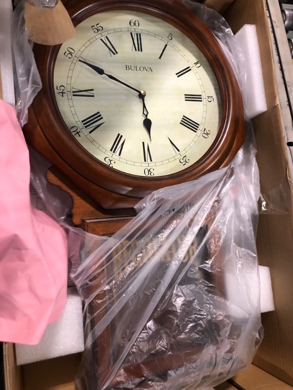 Photo 2 of Bulova C3543 Ashford Chiming Clock, Walnut