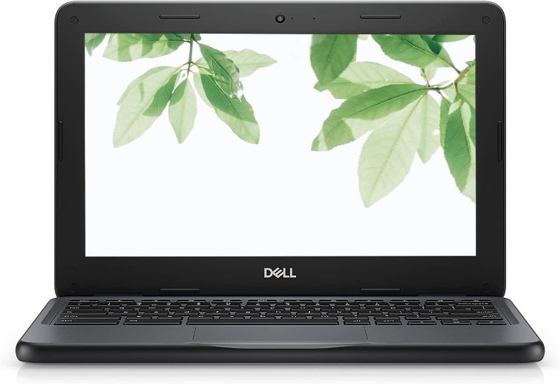 Photo 1 of Dell 11'' HD IPS Chromebook, Intel Celeron Processor Up to 2.40GHz, 4GB Ram, 16GB SSD, Super-Fast WiFi, Chrome OS, Dale Black (Renewed)