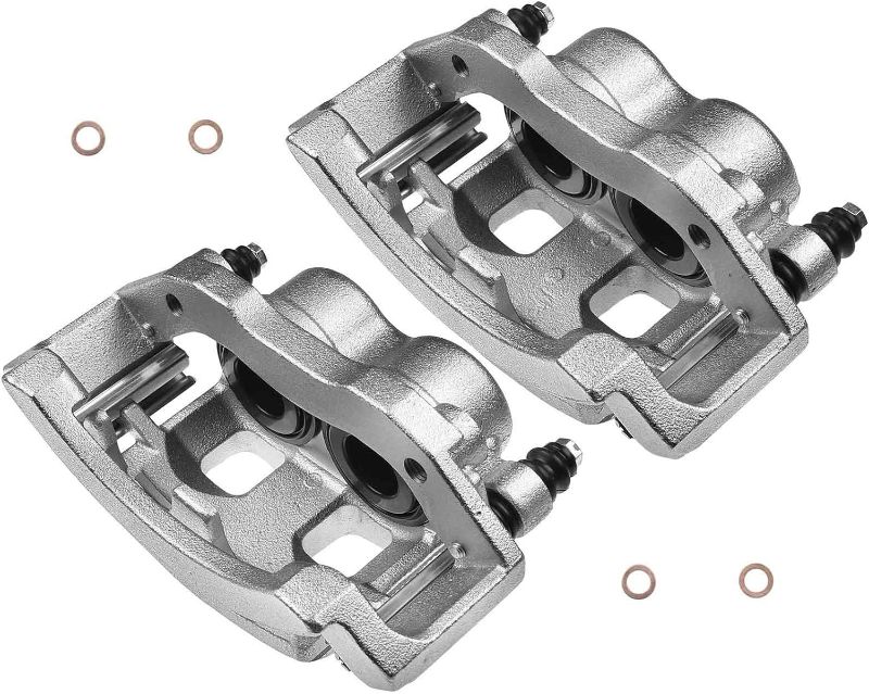 Photo 1 of A-Premium Disc Brake Caliper Assembly with Bracket Compatible with Select Dodge Models - Ram 1500 2000-2001 - Front Driver and Passenger Side, 2-PC Set