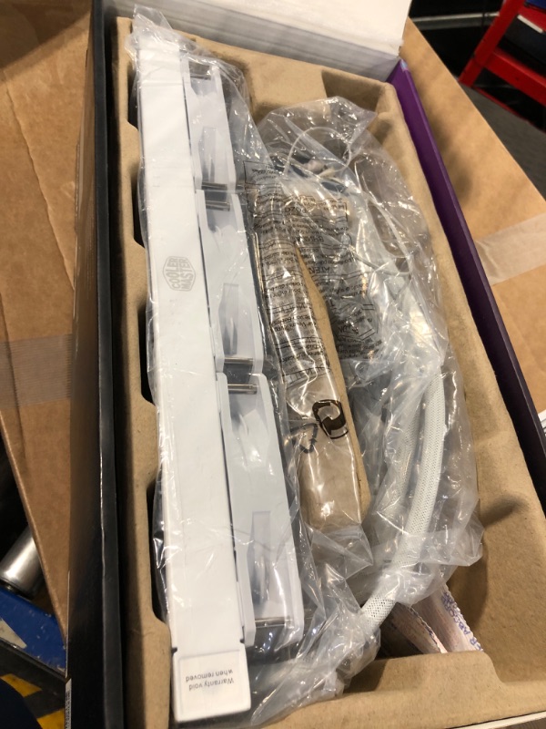 Photo 1 of Cooler Master MasterLiquid 360L Core White 360mm Close-Loop AIO Liquid Cooler, ARGB Sync, Gen S Coldplate Pump, 120mm PWM, CryoFuze 14W/Mk, AMD Ryzen AM5/AM4, Intel LGA1700/1200 (MLW-D36M-A18PZ-RW)