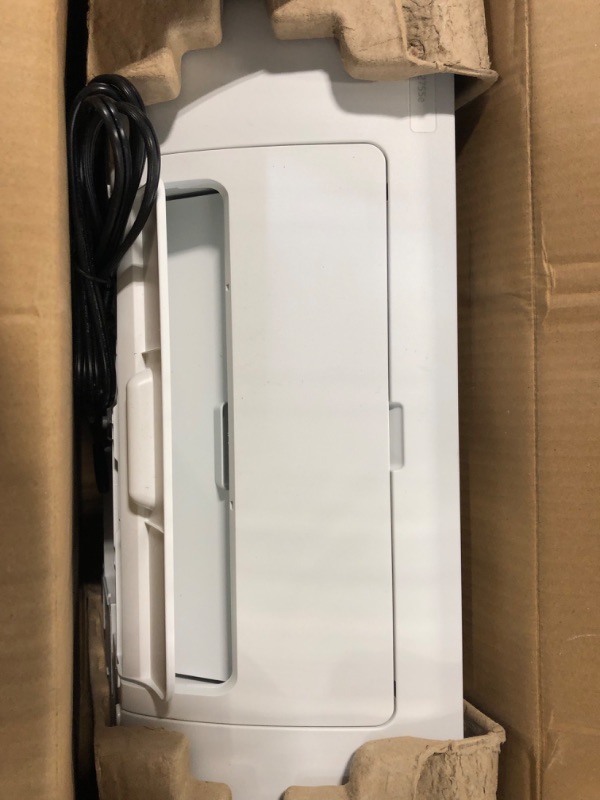 Photo 1 of HP DeskJet 2755e Wireless Color All-in-One Printer with bonus 6 months Instant Ink (26K67A), white