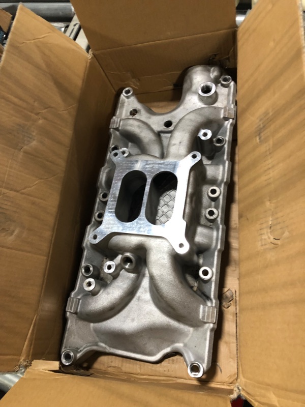 Photo 1 of A-Premium Aluminum Low Rise Dual Plane Intake Manifold fits for Ford 289 302 V8 SBF Small Block, Idle-5500 - Compatible with Ford,Linclon, Mercury - 1963-2001 - F-150, Mustang, LTD, Cougar & More