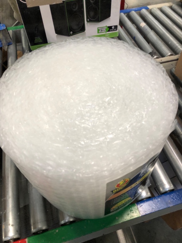 Photo 3 of Duck Brand Large Bubble Wrap Cushioning, 5/16" Bubbles for Extra Protection Packing, Shipping, and Moving, Perforated Every 12", 12" x 60' per Roll 12 in. x 60 ft.