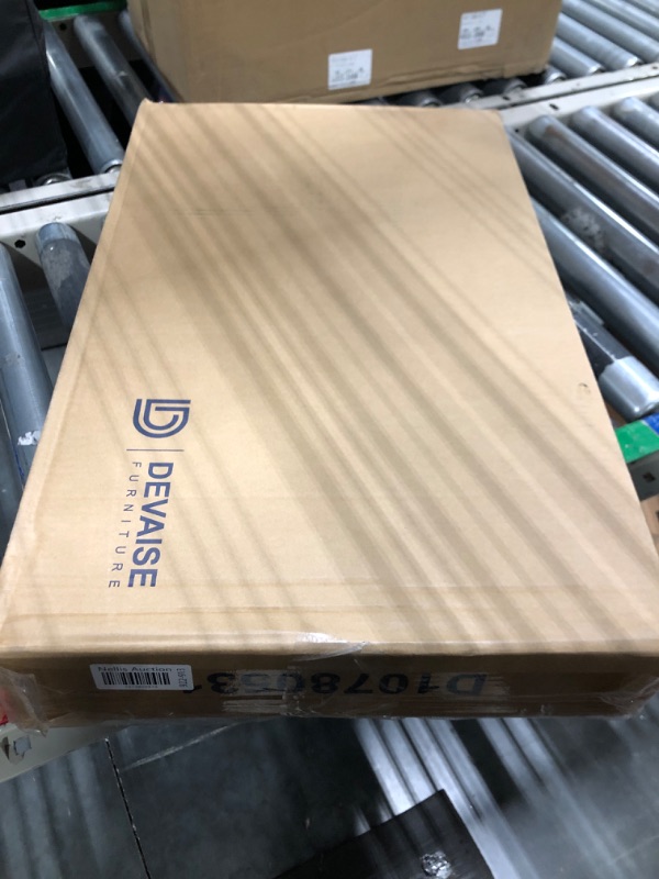 Photo 1 of DEVAISE 2 Drawer Mobile File Cabinet, Rolling Printer Stand with Open Storage Shelf, Fabric Vertical Filing Cabinet fits A4 or Letter Size for Home Office, White