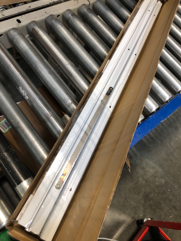 Photo 1 of ChadMade Ceiling Curtain Track, Wall Mount Curtain Track, Room Divider Ceiling Track, Large Size for Space 9ft - 12ft Wide, White 9-12' Track Set