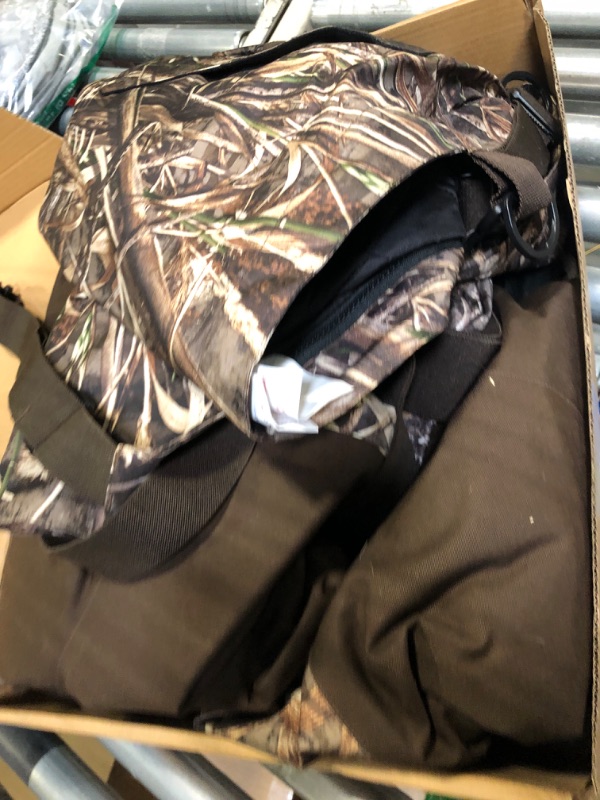 Photo 2 of 8 Fans Breathable Hunting Waders,1000G Insulation Boots with Removable Insulated Liner for Duck Hunting (Realtree Max5, 7-14) 13 Camo