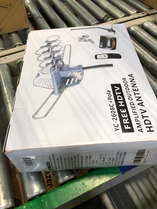Photo 2 of Yeceny Outdoor TV Antenna,Digital Amplified HDTV Antenna & 60 ft RG6 Coax Cable,150 Miles Long Range Wireless Remote 360 Degree Rotation Support 4K 1080P 2 TVs with Mounting Pole