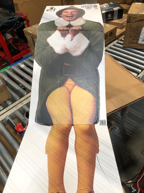 Photo 3 of Advanced Graphics Buddy The Elf Excited Life Size Cardboard Cutout Standup - Elf (2003 Film) Buddy "Excited"